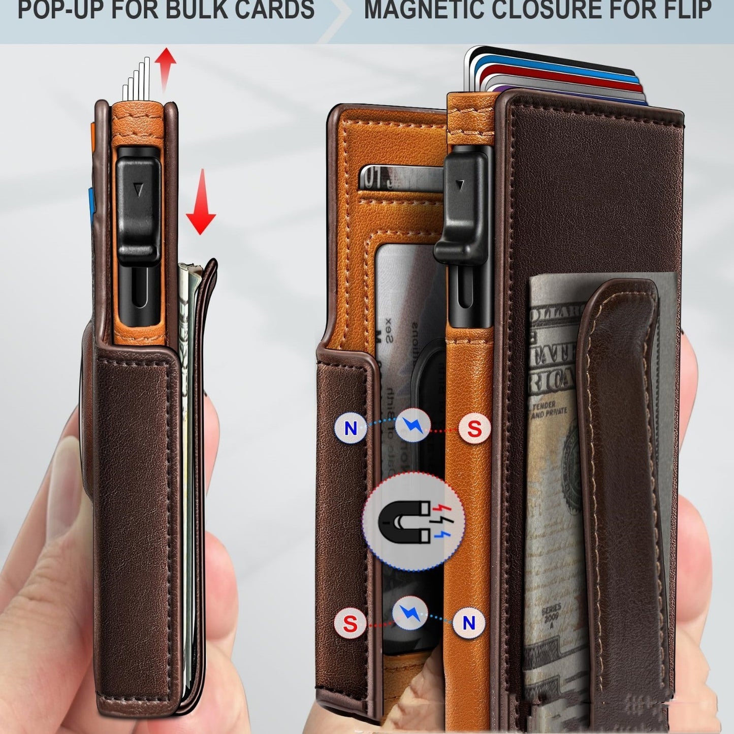 Aluminum Box Card Holder