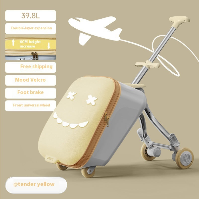 Luggage Children's Riding And Boarding Trolley Case