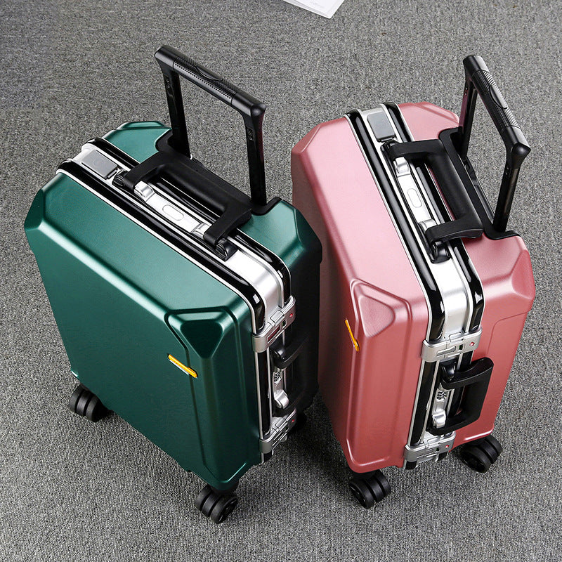 Wholesale Generation Hair Aluminum Frame Trolley Case Men's And Women's Universal Wheel Suitcase Fashion Large Capacity Password Box Suitcase Student Box