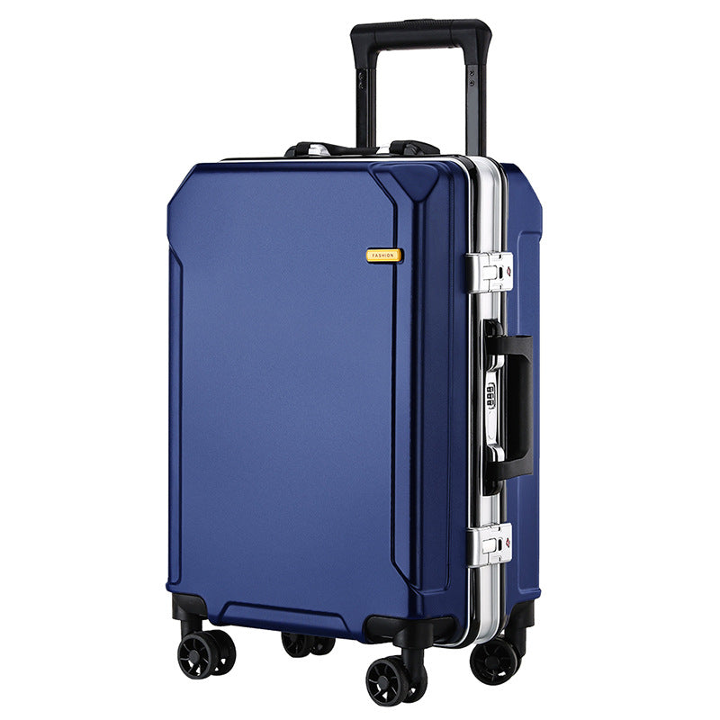 Wholesale Generation Hair Aluminum Frame Trolley Case Men's And Women's Universal Wheel Suitcase Fashion Large Capacity Password Box Suitcase Student Box