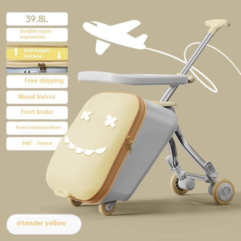 Luggage Children's Riding And Boarding Trolley Case