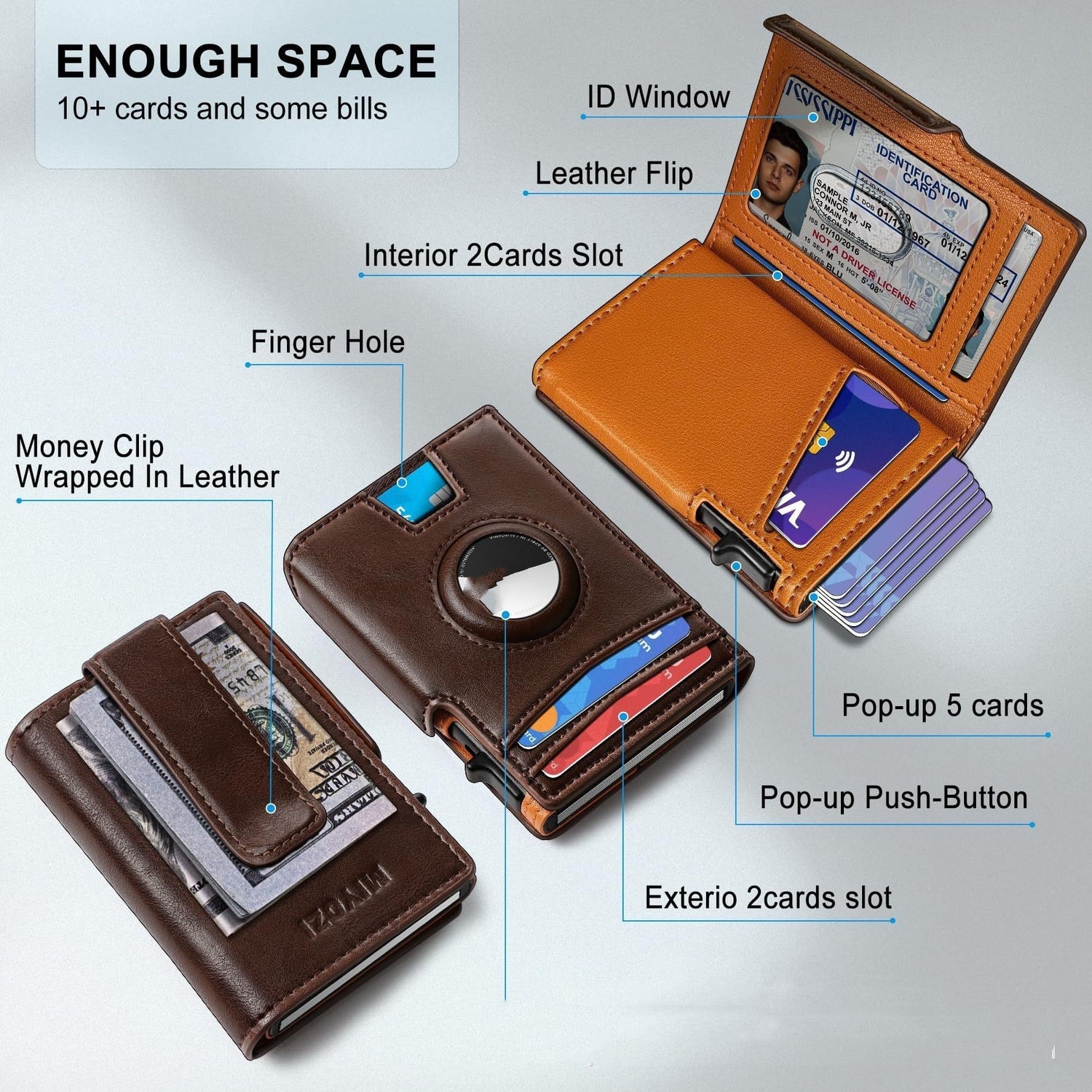 Aluminum Box Card Holder