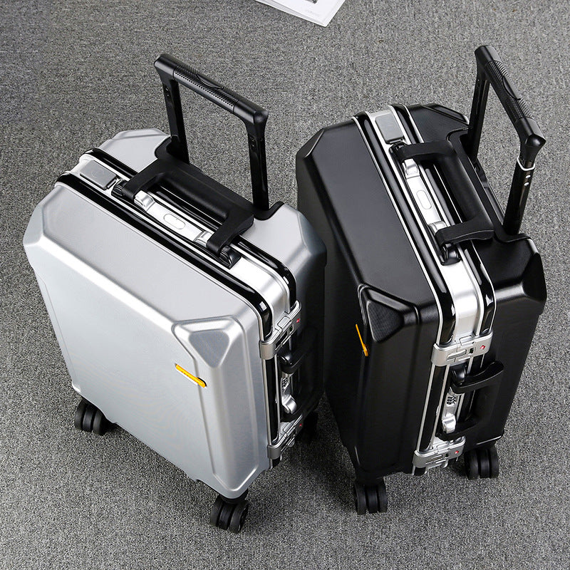Wholesale Generation Hair Aluminum Frame Trolley Case Men's And Women's Universal Wheel Suitcase Fashion Large Capacity Password Box Suitcase Student Box